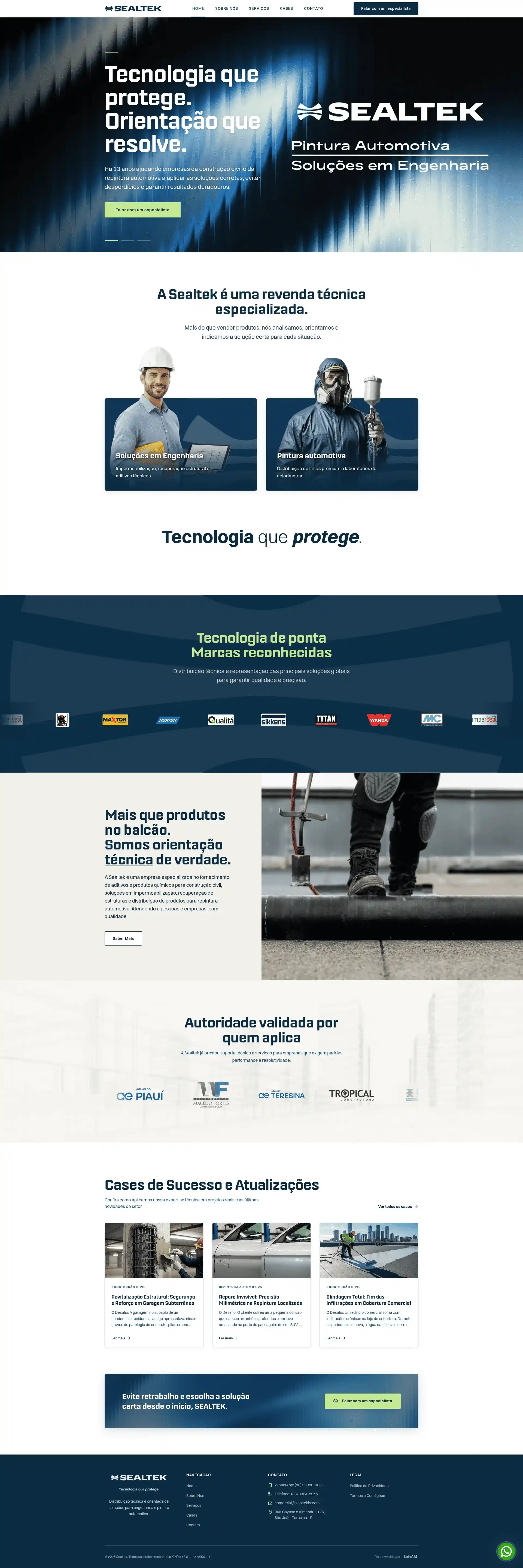 Site Institucional - Sealtek