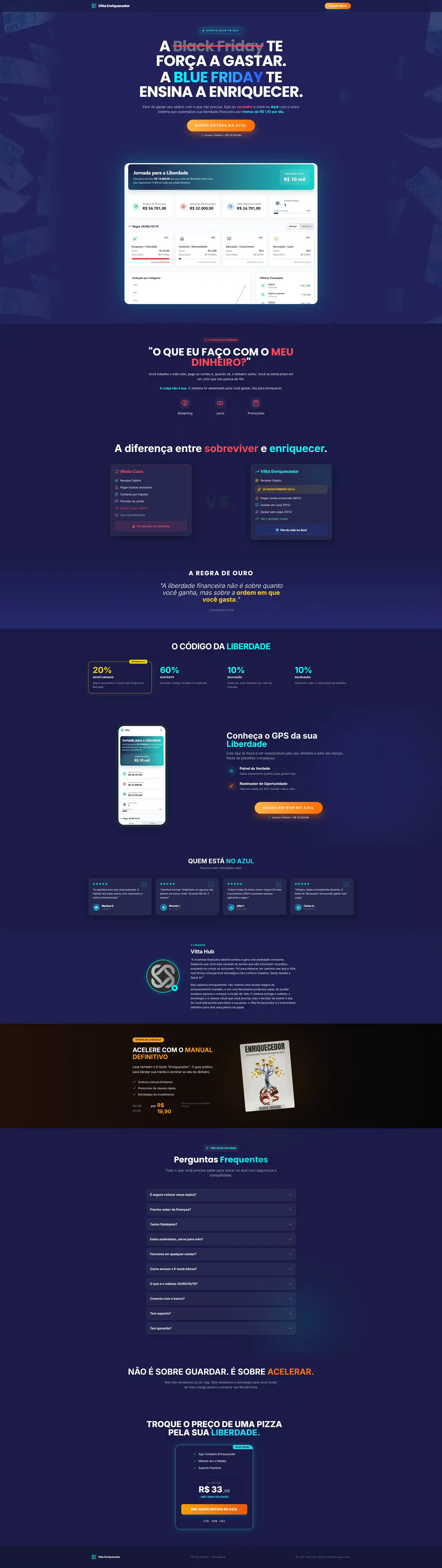 Landing Page - Blue Friday